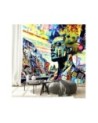 Unique wall mural - Colorful Woman Abstraction | FEEBY