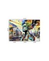 Unique wall mural - Colorful Woman Abstraction | FEEBY