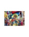 Modern wallpaper - Woman Abstraction Colorful | FEEBY