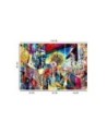 Modern wallpaper - Woman Abstraction Colorful | FEEBY