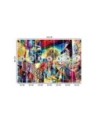 Modern wallpaper - Woman Abstraction Colorful | FEEBY