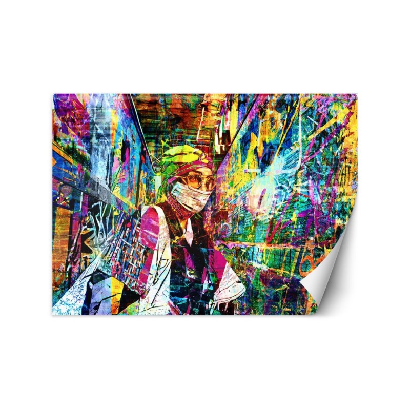Modern wall mural - Woman in mask Glamour | FEEBY