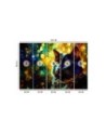 Wall mural for bedroom - Black Cat Abstraction | FEEBY