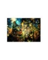 Wallpaper - Cat on abstract background | FEEBY
