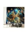 Wall mural - Cat Animals Abstraction | FEEBY