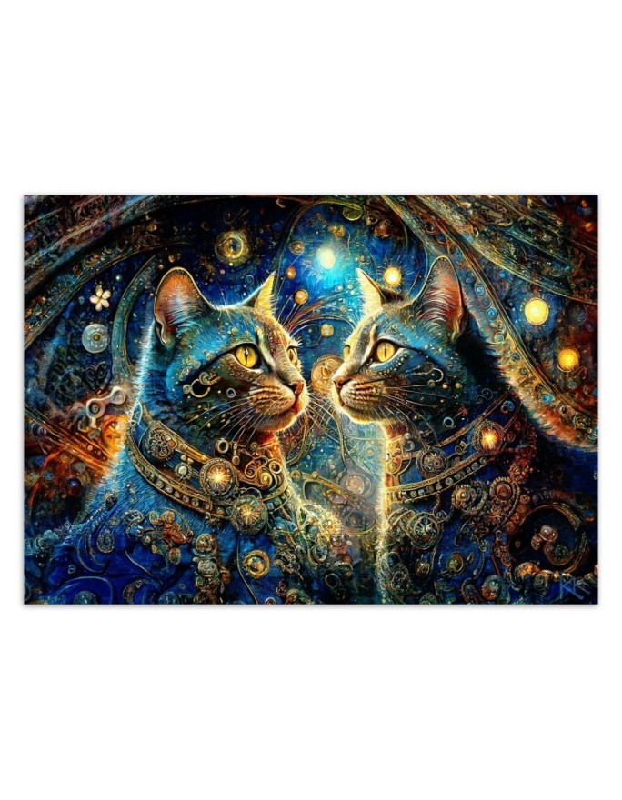 Wall mural - Cat Animals Abstraction | FEEBY