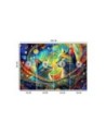 Modern wall mural - Abstract Cats | FEEBY