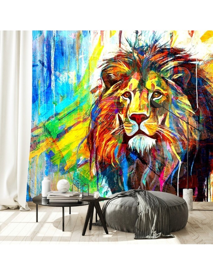 Stylish wallpaper - Lion Animals Abstraction | FEEBY