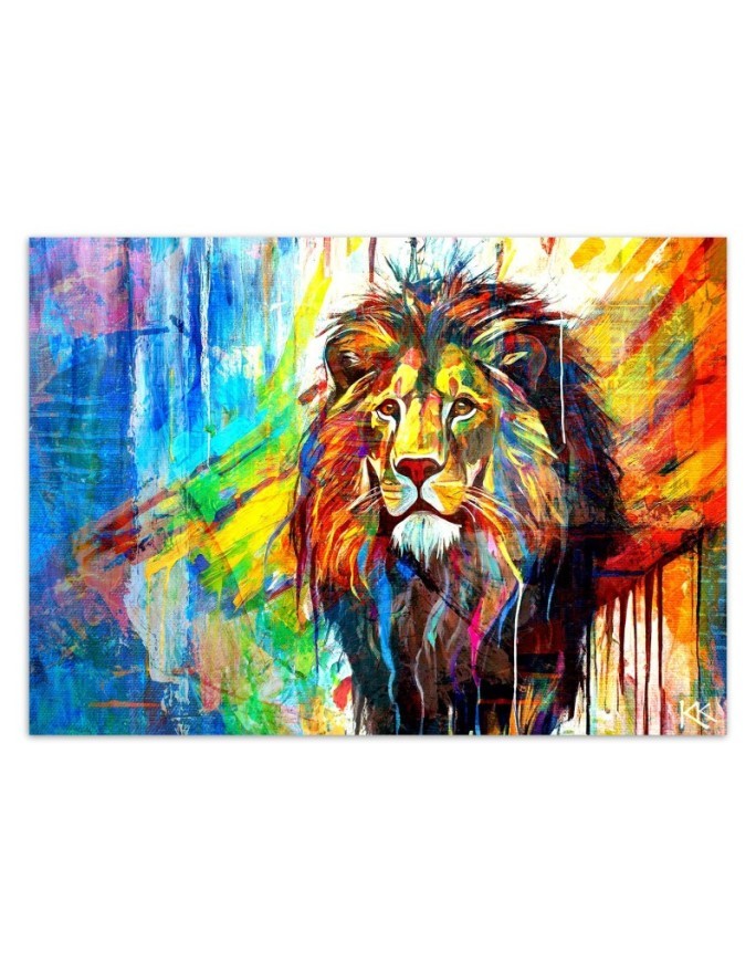 Stylish wallpaper - Lion Animals Abstraction | FEEBY