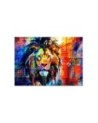 Unique wall mural - Colorful Lion Abstract | FEEBY