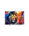 Unique wall mural - Colorful Lion Abstract | FEEBY