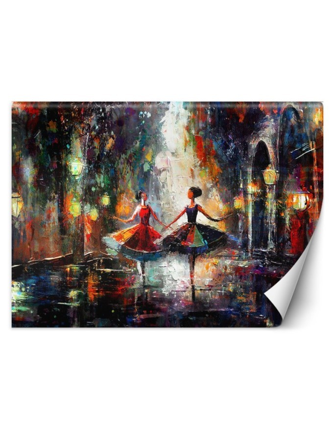 Fashionable wallpaper - Dancing ballerinas | FEEBY