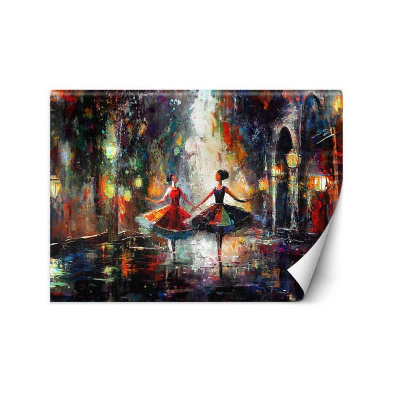 Fashionable wallpaper - Dancing ballerinas | FEEBY