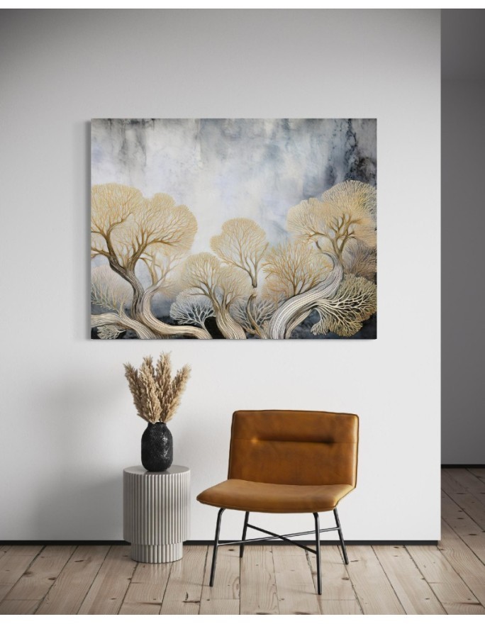 Obraz ścienny canvas - Drzewa Rośliny Abstrakcja | Feeby.pl