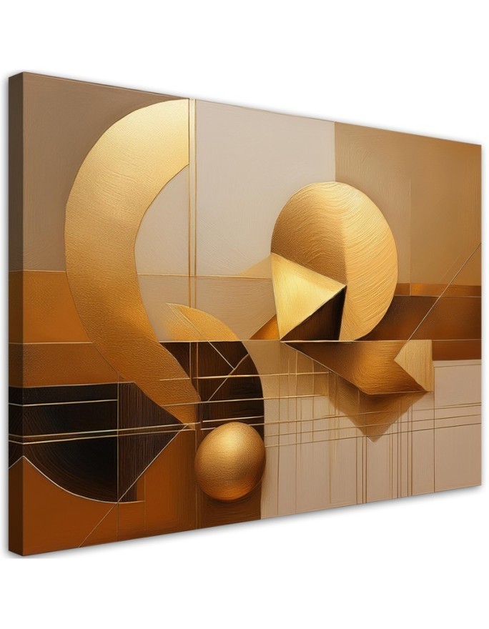 Nowoczesny obraz - Abstrakcja Geometryczna 3D | Feeby.pl