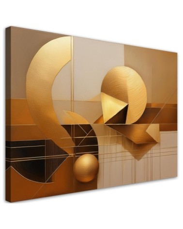 Nowoczesny obraz - Abstrakcja Geometryczna 3D | Feeby.pl