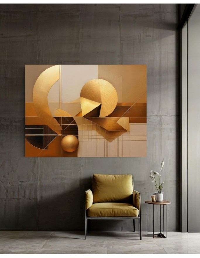 Nowoczesny obraz - Abstrakcja Geometryczna 3D | Feeby.pl